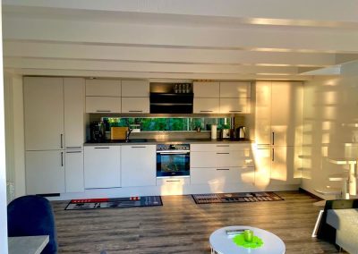 Open plan kitchen